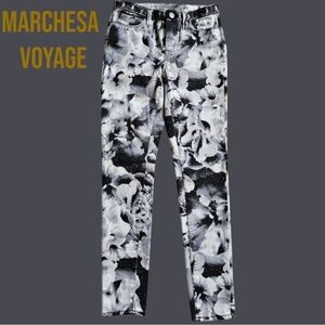 Marchesa Voyage Floral Print Skinny Jeans Women’s Size 27